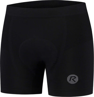 Rogelli nahtlose Radunterhose Unisex – mit Sitzpolster – Schwarz – S M