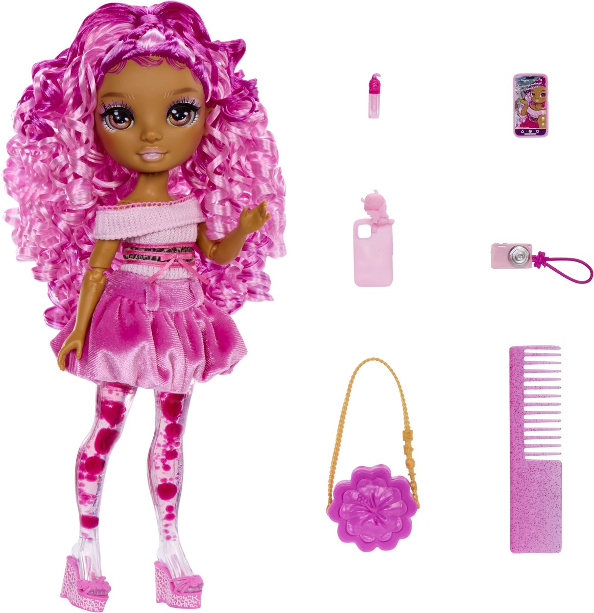 Mga Entertainment Rainbow High Sparkle Shine Fashion Doll Pink