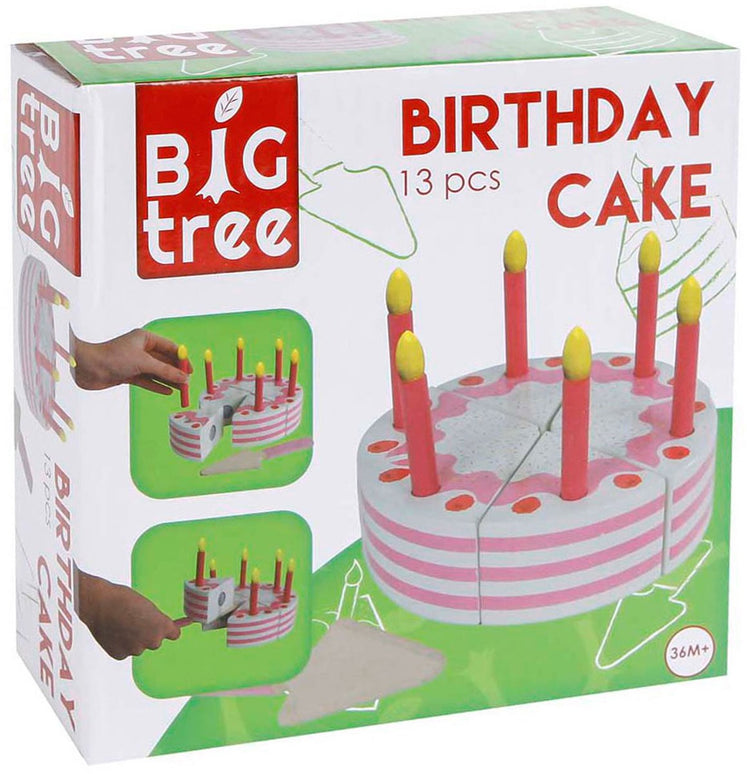 Big Tree Birthday Cart Hout, 13dlg.
