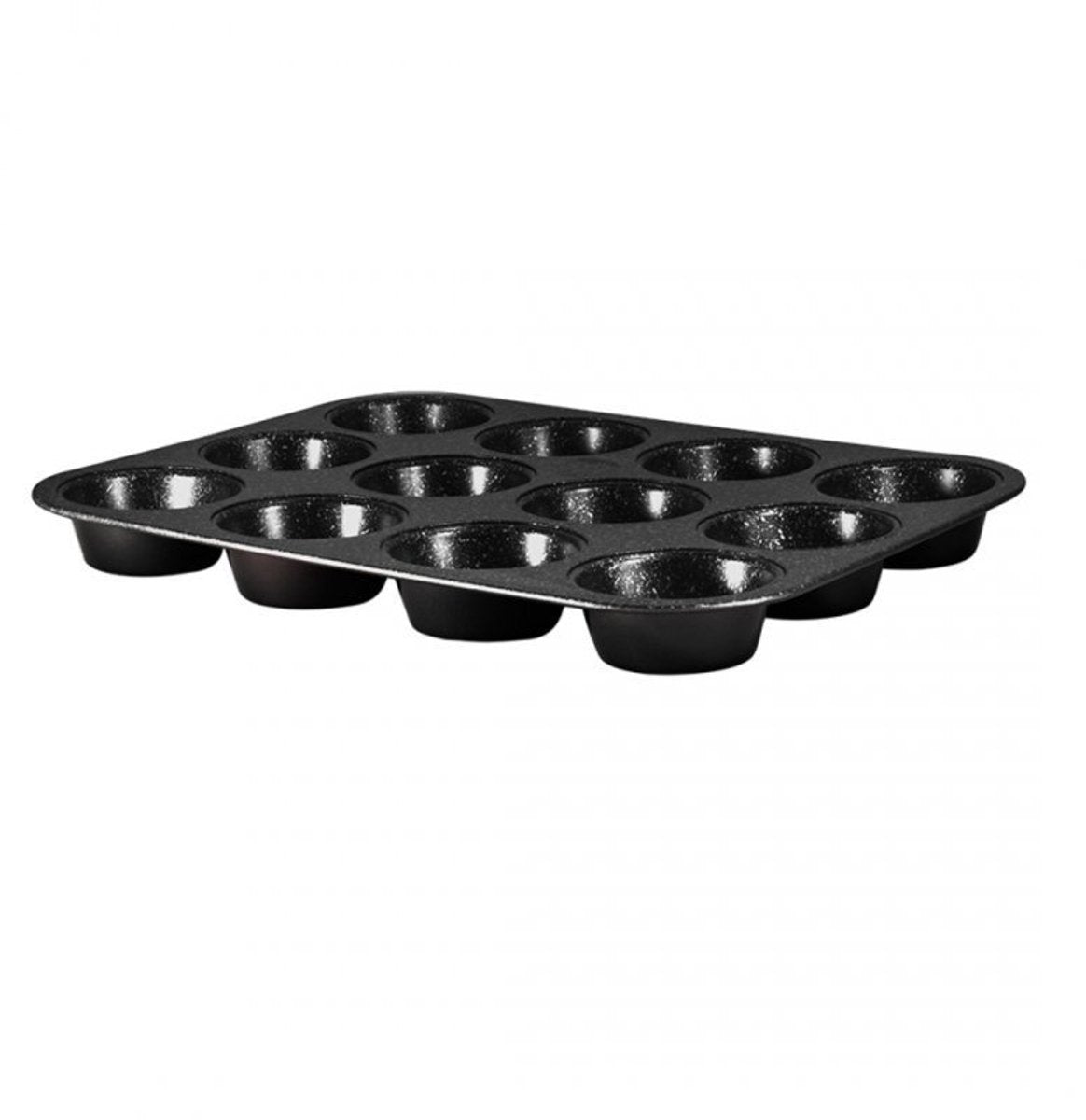 Berlinger Haus Black Rose Collection – Muffin-Backform – 12 Muffins – Granitbeschichtung