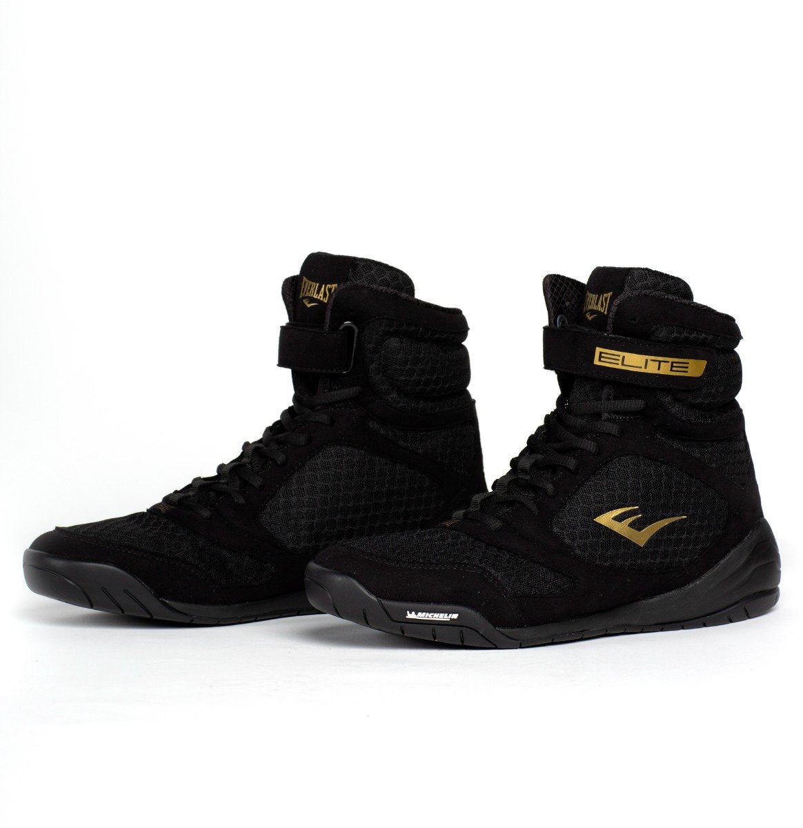 Everlast Elite 2 – Boxschuhe – High-Top – Schwarzgold (in verschiedenen Größen erhältlich)