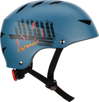 Nijdam Skatehelm – Sidewalk Sentinel – Blau Schwarz – L