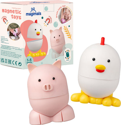 CLICS Magimals Wilby Wobly Farm Magnetic Toys Farm