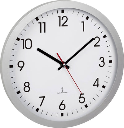 Tfa dostmann 60.3522.02 wanduhr funk 30 cm x 43 mm silber