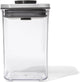 Oxo – Pop-Stahl-Vorratsdose – klein – niedrig – 1,0 Liter