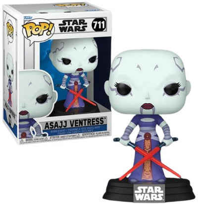 Funko Star Wars Asajj Ventress Vinylfigur 711 Unisex Pop! - neutral - Standard