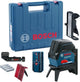 Bosch Professional GCL 2-50 Punkt- und Kreuzlinienlaser rot + LR 6 Laserempfänger im Koffer – 0601066f01