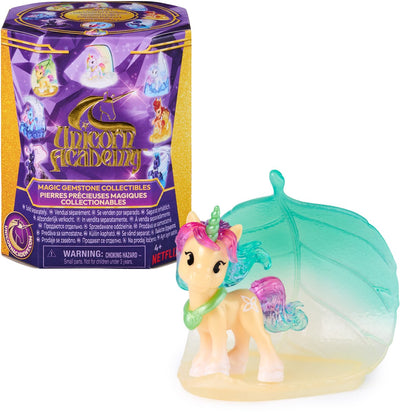 Einhorn-Akademie – Sammel-Einhorn mit magischer Edelstein-Überraschungsfigur – Einhorn-Spielzeug – Spielsets
