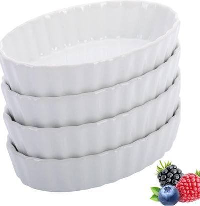 Westmark Ovalschalen 4 Stück weiß
