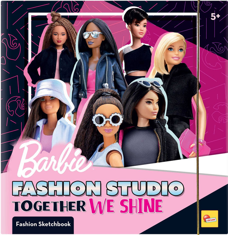 Lisciani Barbie-Skizzenbuch „Together We Shine“ – Modestudio