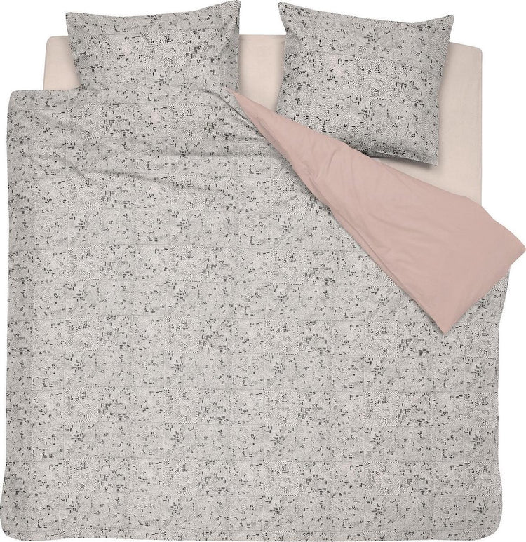 Damai Bettbezug-Set aus Bio-Baumwolle 240 x 200 220 cm Swift Cream + 2 Kissenbezüge 60 x 70