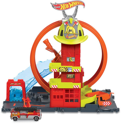 Hot Wheels City Super Fire Station – Figurenset