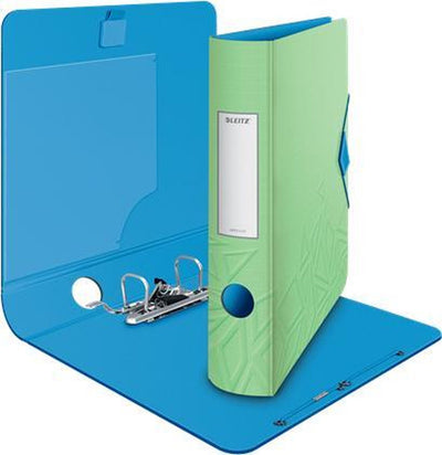 Leitz 180° Active Urban Chic PP-Ordner für 350 Blatt – Ordner für A4-Dokumente – Rückenbreite 65 mm – grün