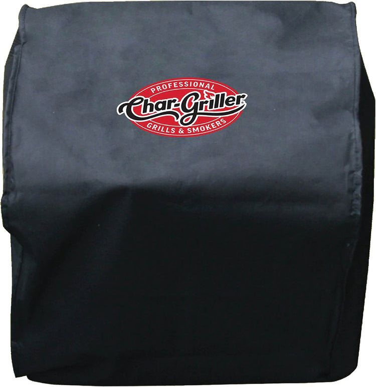 Char-griller® Grillabdeckung für tragbaren Holzkohlegrill mit seitlicher Feuerbox