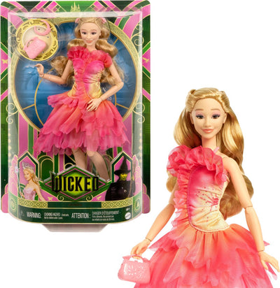 Böse Glinda – mit kurzem rosa Kleid – Modepuppe