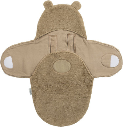 Meyco Baby-Bär-Wickeldecke – Teddy – warmes Braun