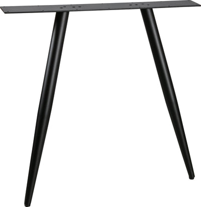 Woood Tablo 2-Positionen-Bein konisch 1 Stück - Metall - Schwarz - 72x79x10
