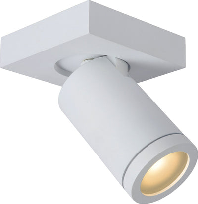 Lucide Taylor – Deckenstrahler (Deckenleuchte) Badezimmer – LED dimmen bis warm – GU10 – 1x5 W 2200 K 3000 K – IP44 – Weiß