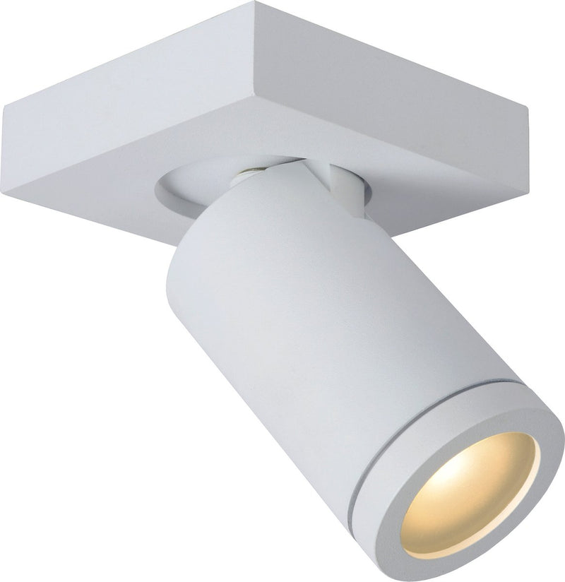 Lucide Taylor – Deckenstrahler (Deckenleuchte) Badezimmer – LED dimmen bis warm – GU10 – 1x5 W 2200 K 3000 K – IP44 – Weiß
