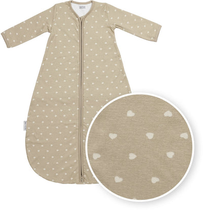Meyco Baby Sweet Heart Babyschlafsack rund – Sand weicher Sand – 70 cm – 1,0 Tog