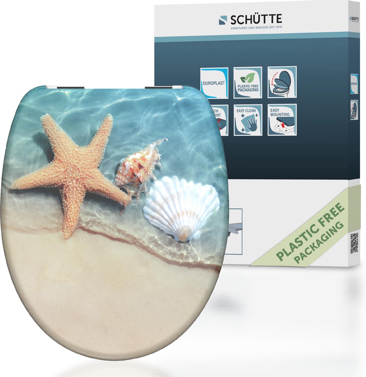Schütte Schütte Toilettensitz mit weicher Strand