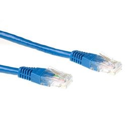 UTP Cat6 Patchkabel ACT IB8602 blau