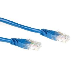 UTP Cat6 Patchkabel ACT IB8603 blau