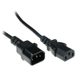 Netzkabel ACT AK5165 0,9 m C14-C13 schwarz