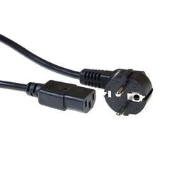 Stromkabel Act AK5016 Cee7 7 Stecker abgewinkelt) – C13