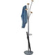 Abi Garderobe Alba 187x38 cm Metallic-Grau