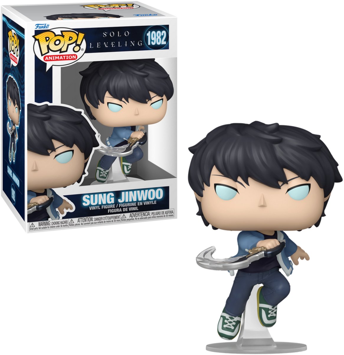 Funko Solo Leveling Sung Jinwoo (Chase Edition möglich) Vinylfigur 1982 Unisex Pop! - neutral - Standard