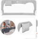 Lionelo Hanna – Bettgitter 150x66 cm – 180° klappbar – Aluminiumrahmen – sicherer Gurtstand – bis 27 kg – luftiges Netz – für Matratzen bis 45 cm – SGS-zertifiziert – reisefreundlich – einfache Montage