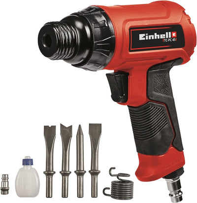Einhell Druckluftmeißel TC-PC 45 - 1,2 J - inkl. 4-teiliger Meißelsatz (120 mm)