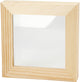 Creativ Company 3D-Rahmen mit Glas, D: 2,5 cm, Größe 12,3x12,3 cm, 1 Stück