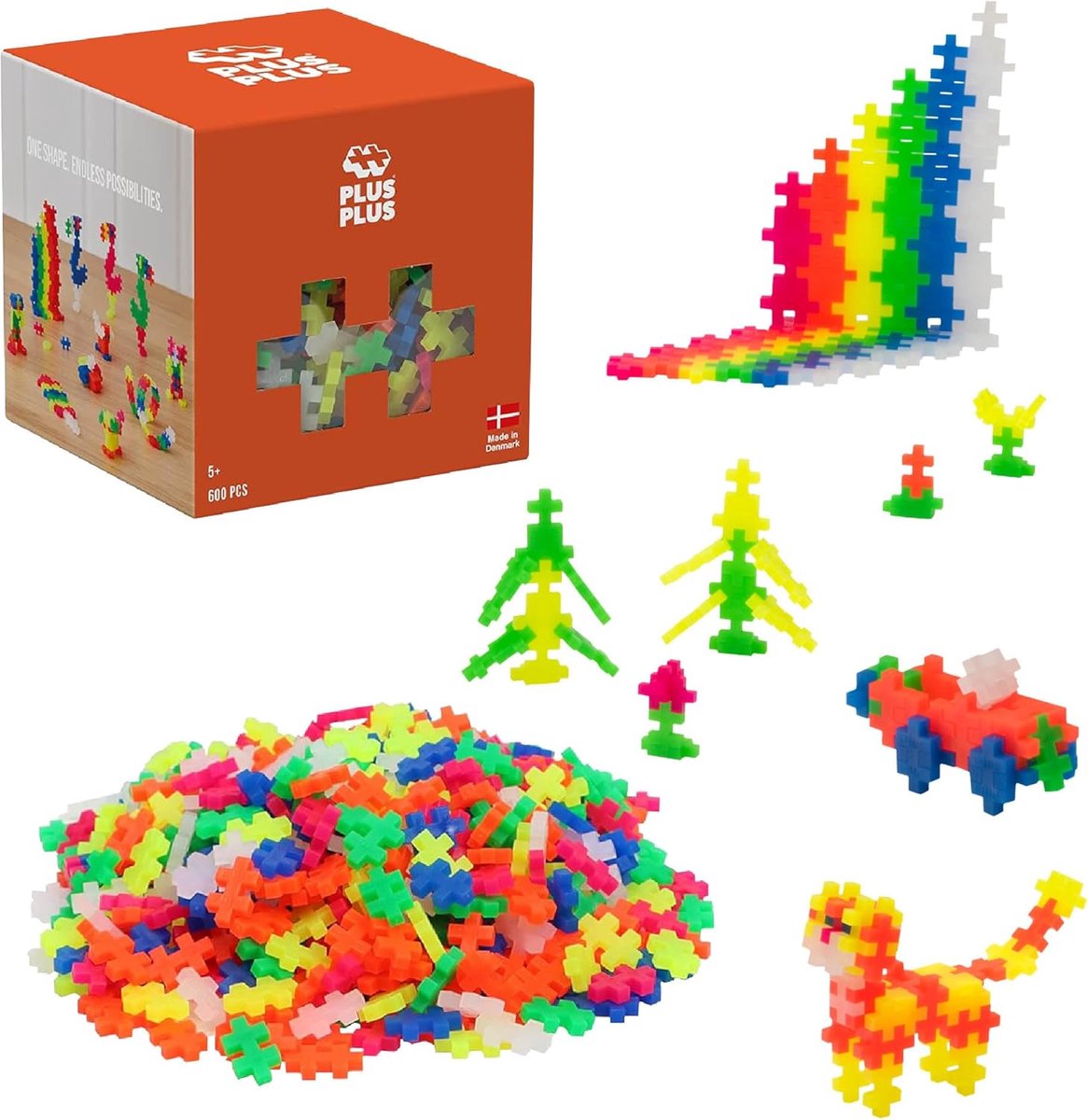 Plus plus Neon plus-plus: 600 Stück (3311)