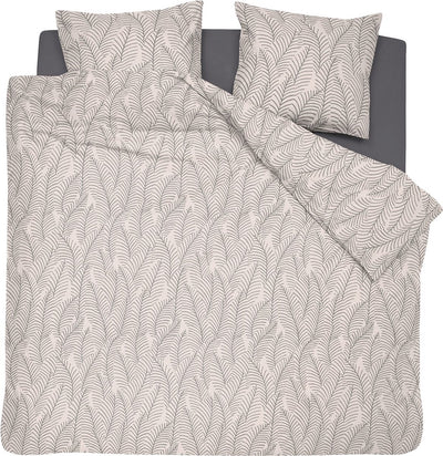 Damai bellezza - Bettbezug - Satin - 200x200 220 cm - Creme + 2 Kissenbezüge 60x70