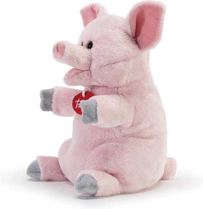 Trudi Puppen Schwein: 15x26x19 cm (s-29624)