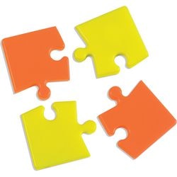 Whiteboard-Magnete Bi Office 4 Stück gelb orange