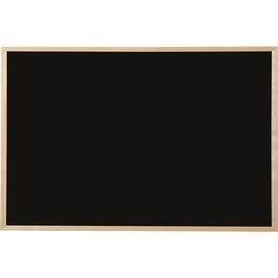 Tafel Bi-Office Kiefer 900x600mm schwarz