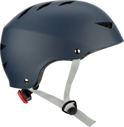 Nijdam Skatehelm verstellbar – Blue Streak – Größe M – Blaugrau