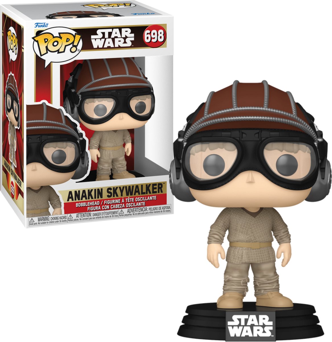 Funko Star Wars Episode I – Die dunkle Bedrohung – Anakin Skywalker Vinylfigur 698 Pop! mehrfarbig