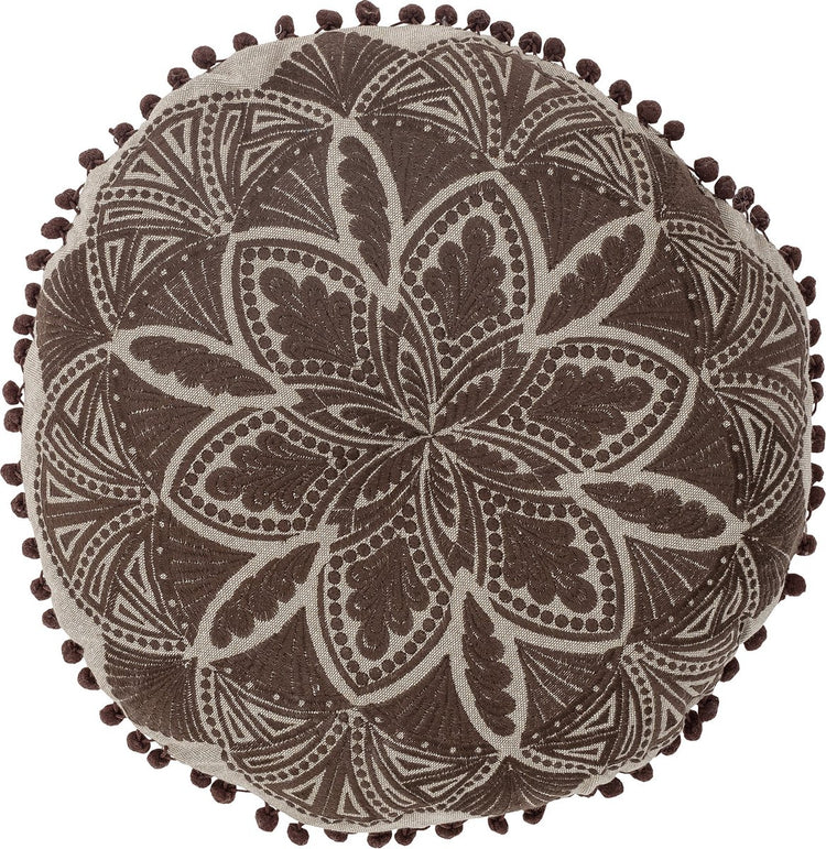 Creative Collection Cizzy-Kissen, braun, Baumwolle