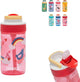 Kambukka Lagoon Trinkflasche für Kinder 400ml Love Birds – mit integriertem Strohhalm – Trinkflasche für Kinder – Trinkbecher für die Schule