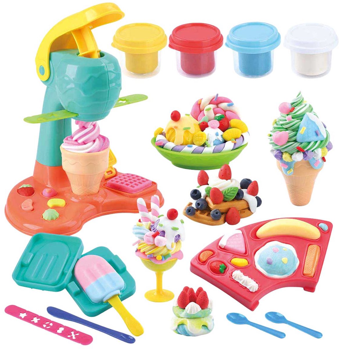 Playgo Delicious-Eis-Ton-Set – 4 Tontöpfe
