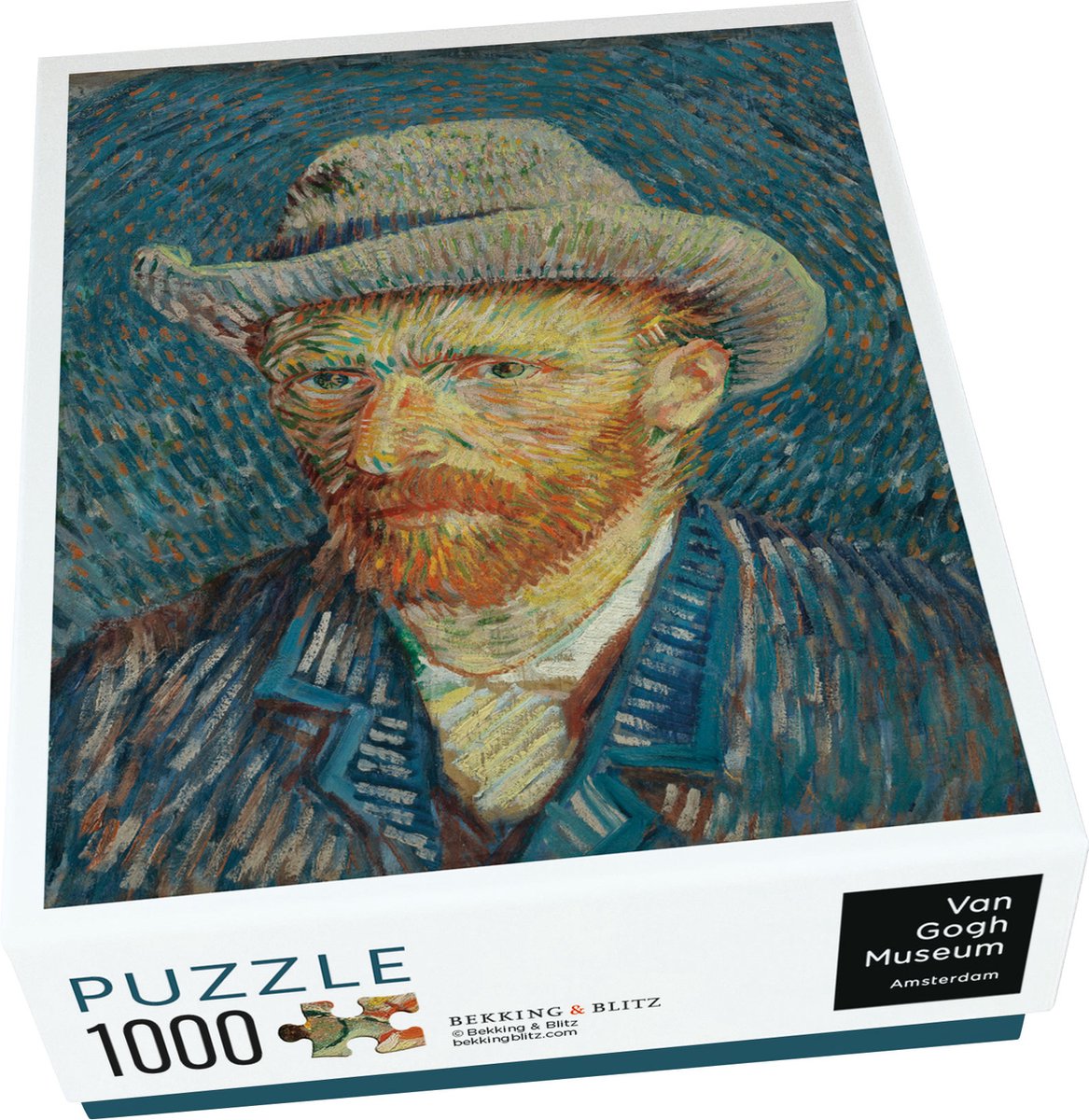 Bekking Blitz – Puzzle – 1.000 Teile – Kunst – Selbstporträt – Selbstporträt – Vincent Van Gog – Van Gogh Museum Amsterdam