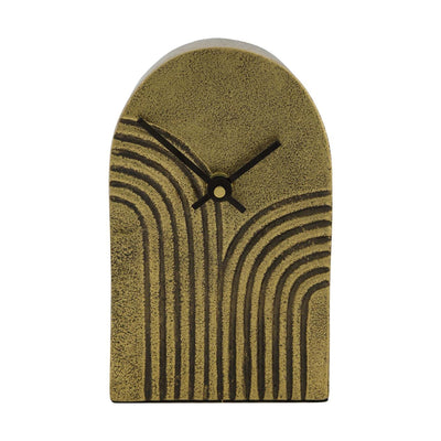 Dijk Natural Collections Uhr Aluminium Gold 10x4x16,5cm