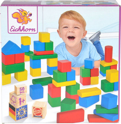 Eichhorn Holzblöcke gefärbt, 50.