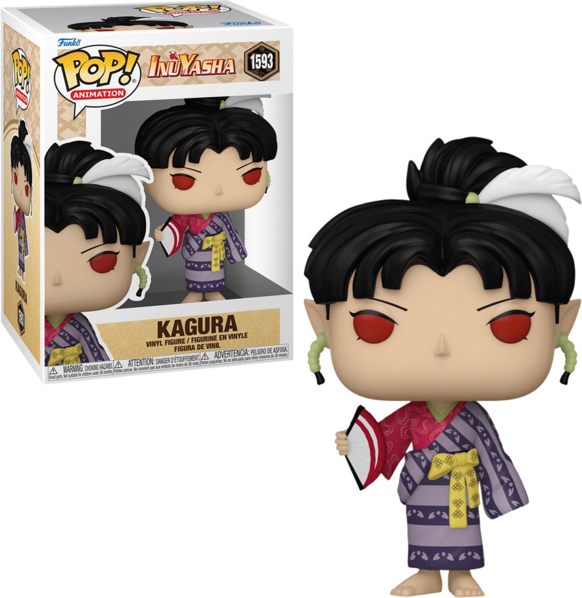Funko Inu Yasha Kagura Vinylfigur Pop! mehrfarbig - PVC - Anime, Fan-Merch, TV-Serie