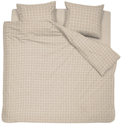 Cinderella Bettbezug Carre Flanell – Natur – 200 x 220