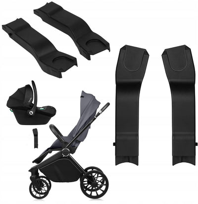 Lionelo Mika Plus Autositzadapter Autositzadapter – universelle Klickmontage – einfache Installation – kompatibel mit den meisten Sitzen